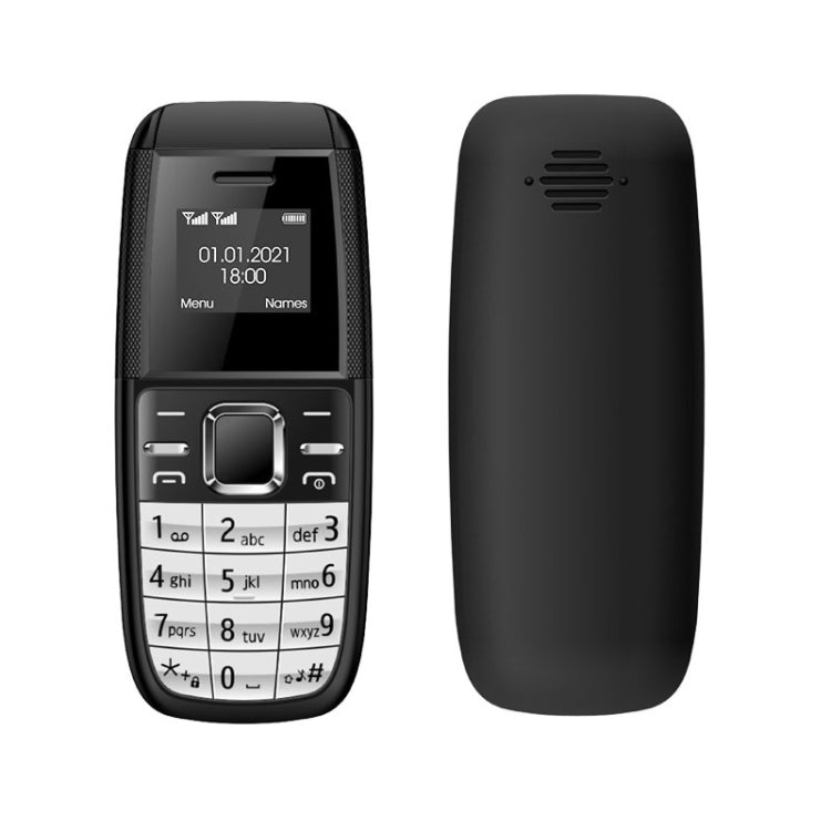 Mini BM200 Mobile Phone, 0.66 inch, MT6261D, 21 Keys, Bluetooth, MP3 Music, Dual SIM, Network: 2G (Black) - Others by buy2fix | Online Shopping UK | buy2fix