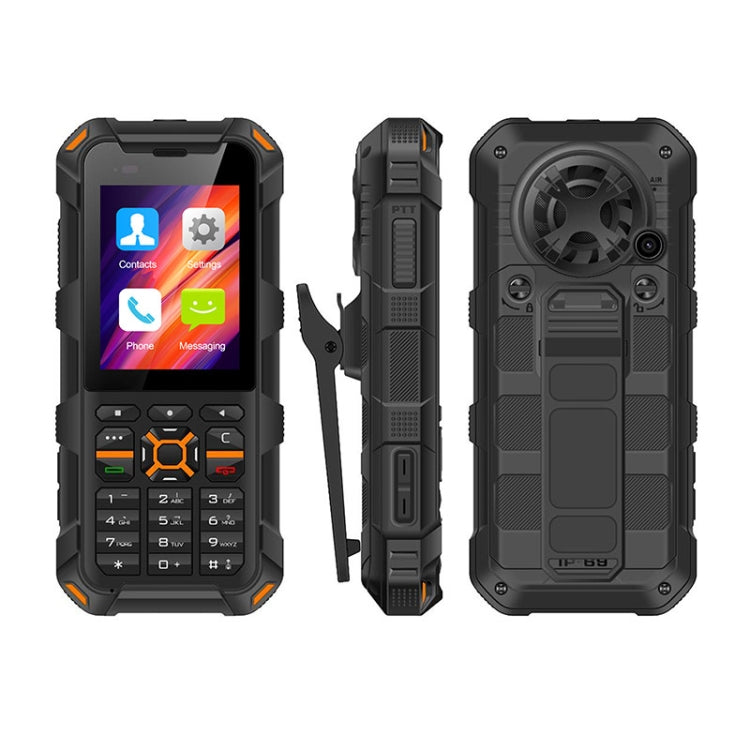 UNIWA F20 Walkie Talkie Rugged Phone, 1GB+8GB, 2.4 inch Android 8.0 Go Mediatek MT6739 Quad Core up to 1.5GHz, Network: 4G,  PoC, SOS (Black) - UNIWA by UNIWA | Online Shopping UK | buy2fix