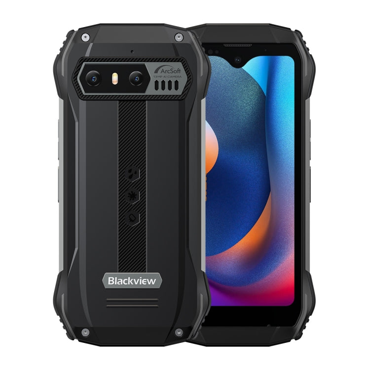 [HK Warehouse] Blackview N6000SE, IP68/IP69K/MIL-STD-810H, 4GB+128GB, 4.3 inch Android 13 MediaTek MT8788 Octa Core, Network: 4G, OTG, NFC (Black) - Blackview by Blackview | Online Shopping UK | buy2fix