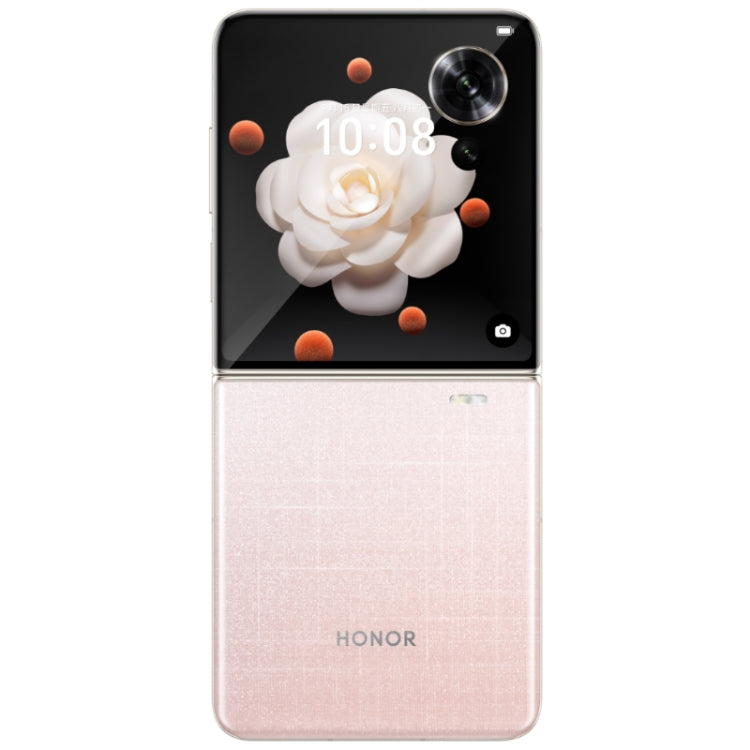 Honor Magic V Flip, 12GB+512GB, 6.8 inch + 4.0 inch Screen MagicOS 8.0 Snapdragon 8+ Gen 1 Octa Core, Network: 5G, NFC, OTG (Pink) - Honor by Huawei | Online Shopping UK | buy2fix