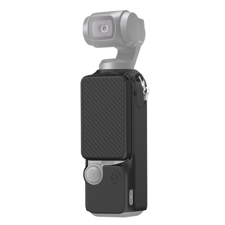 For DJI OSMO Pocket 3 PULUZ  2 in 1 Silicone Cover Case Set with Strap (Black) - Case & Bags by PULUZ | Online Shopping UK | buy2fix