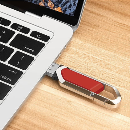 4GB Metallic Keychains Style USB 2.0 Flash Disk (Red)(Red) - USB Flash Drives by buy2fix | Online Shopping UK | buy2fix