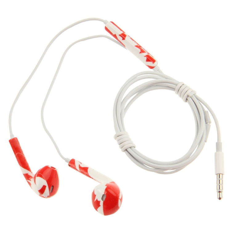 EarPods Wire-controlled Earphone, Random Color & Pattern Delivery - In Ear Wired Earphone by buy2fix | Online Shopping UK | buy2fix