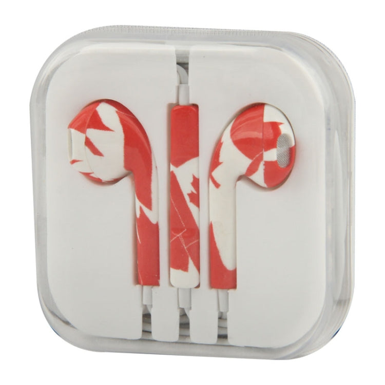 EarPods Wire-controlled Earphone, Random Color & Pattern Delivery - In Ear Wired Earphone by buy2fix | Online Shopping UK | buy2fix