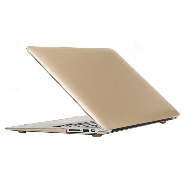 For MacBook Air 13.3 inch A1466 2012-2017 / A1369 2010-2012 Laptop Frosted Hard Plastic Protective Case(Gold) - MacBook Air Cases by buy2fix | Online Shopping UK | buy2fix