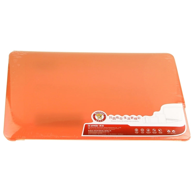 ENKAY for Macbook Pro 15.4 inch (US Version) / A1286 Hat-Prince 3 in 1 Frosted Hard Shell Plastic Protective Case with Keyboard Guard & Port Dust Plug(Orange) - MacBook Pro Cases by ENKAY | Online Shopping UK | buy2fix