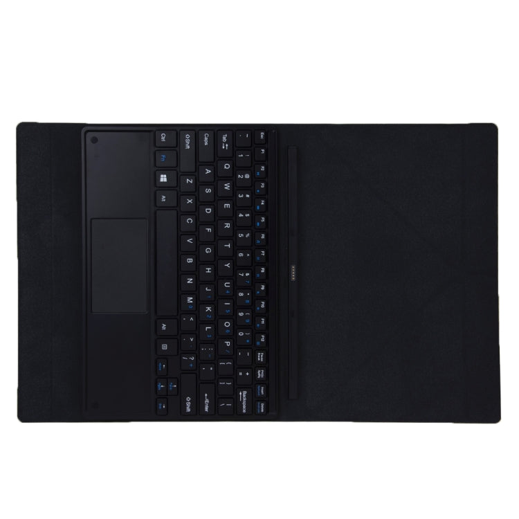 Magnetic Keyboard Matte Texture Leather Tablet Case with Holder for 10.1 inch Windows 7 / 8 / 10 Tablet PC(Black) - Universal Keyboard by buy2fix | Online Shopping UK | buy2fix
