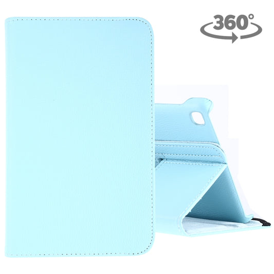 Litchi Texture Horizontal Flip 360 Degrees Rotation Leather Case for Galaxy Tab A 8 (2019) / P200 / P205, with Holder (Sky Blue) - Tab A 8.0 & S Pen (2019) P200/P205 by buy2fix | Online Shopping UK | buy2fix