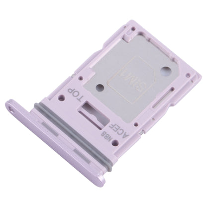 For Samsung Galaxy A35 SM-A356B Original SIM Card Tray + SIM / Micro SD Card Tray (Purple) - Card Socket by buy2fix | Online Shopping UK | buy2fix