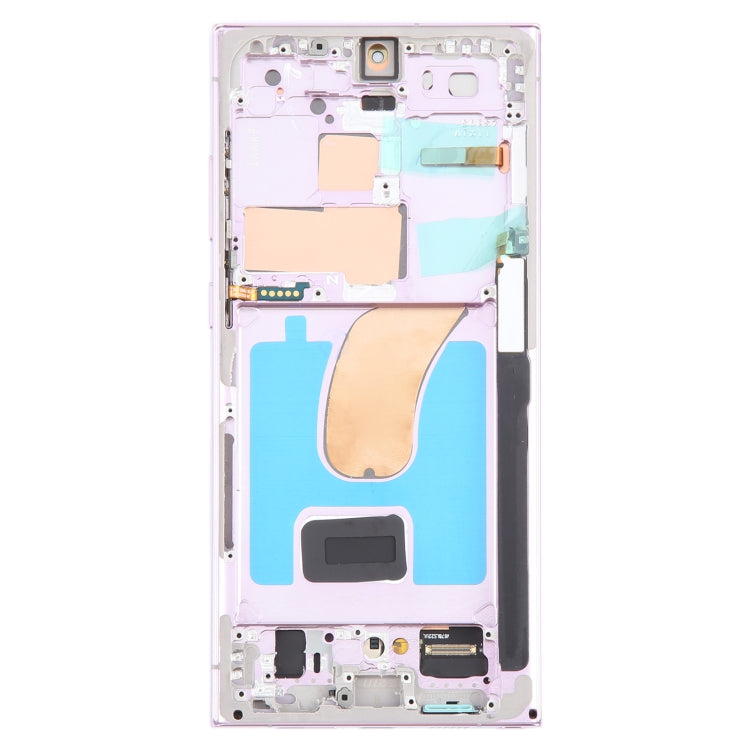 For Samsung Galaxy S23 Ultra 5G SM-S918B EU Edition 6.78 inch OLED LCD Screen Digitizer Full Assembly with Frame (Purple) - Galaxy S Series Parts by buy2fix | Online Shopping UK | buy2fix