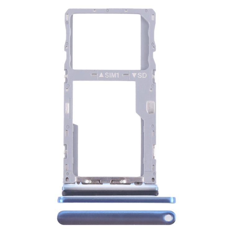 For TCL NXTPAPER S8 9288A 9288M SIM Card Tray + Micro SD Card Tray (Baby Blue) - For TCL by buy2fix | Online Shopping UK | buy2fix