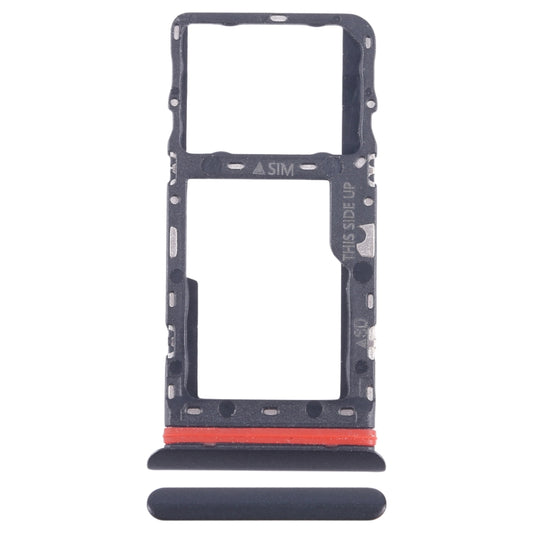 For TCL Tab 10 5G 9183G SIM Card Tray + Micro SD Card Tray (Black) - For TCL by buy2fix | Online Shopping UK | buy2fix