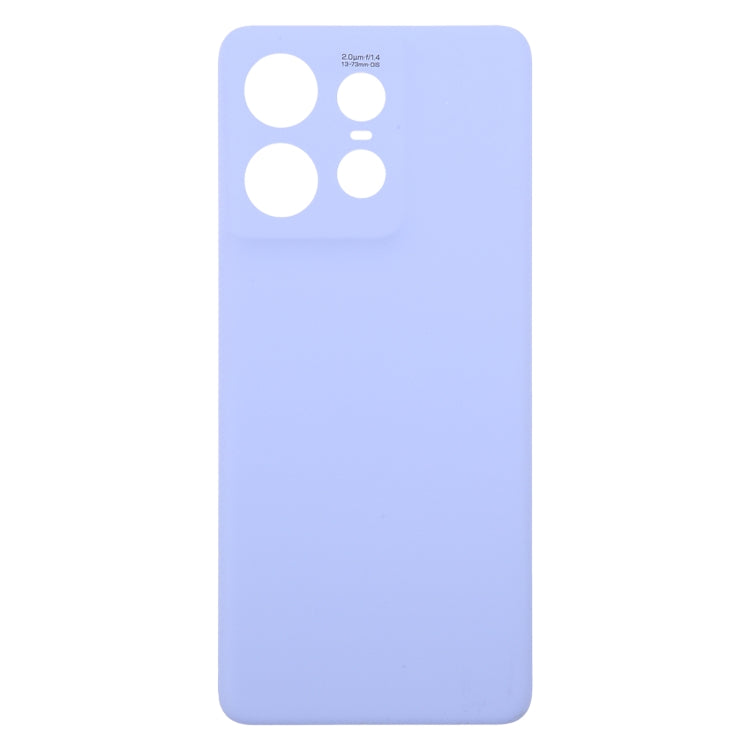 For Motorola Edge 50 Pro Original Battery Back Cover(Blue) - Back Cover by buy2fix | Online Shopping UK | buy2fix