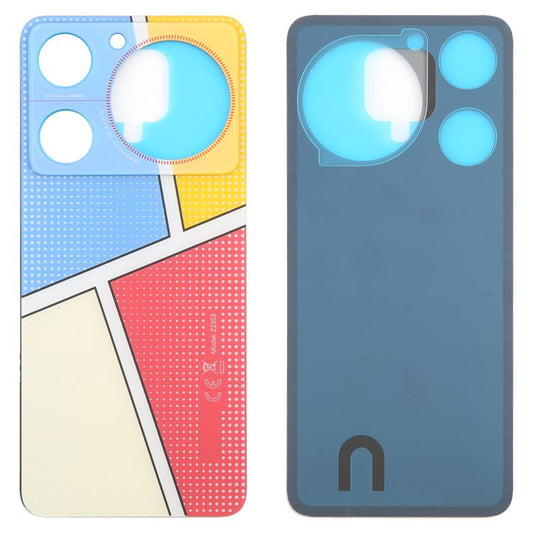 For ZTE nubia Music Z2353 Glass Battery Back Cover with Adhesive(Multicolour) - For ZTE by buy2fix | Online Shopping UK | buy2fix