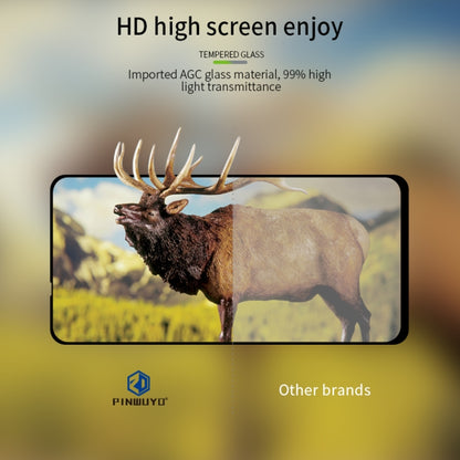 For Xiaomi RedMi 10X PINWUYO 9H 2.5D Full Screen Tempered Glass Film(Black) -  by PINWUYO | Online Shopping UK | buy2fix
