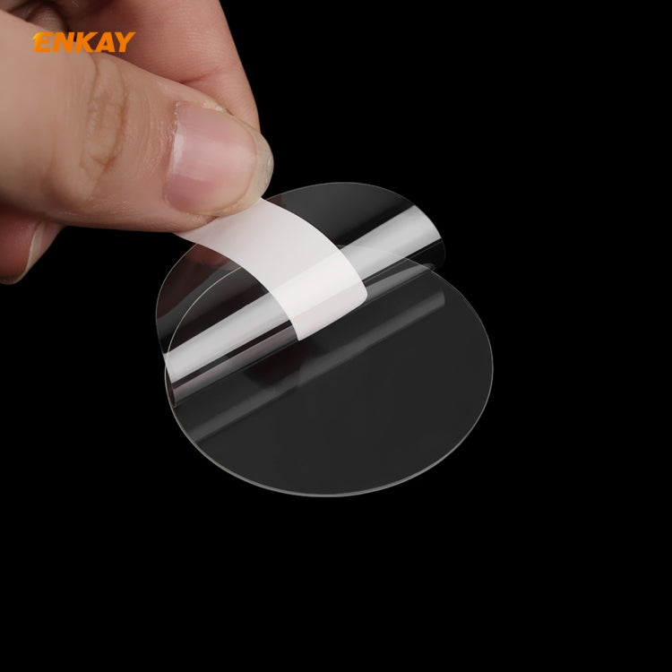 For Garmin Instinct Tactical 2 PCS ENKAY Hat-Prince 0.2mm 9H 2.15D Curved Edge Tempered Glass Screen Protector  Watch Film - Screen Protector by ENKAY | Online Shopping UK | buy2fix