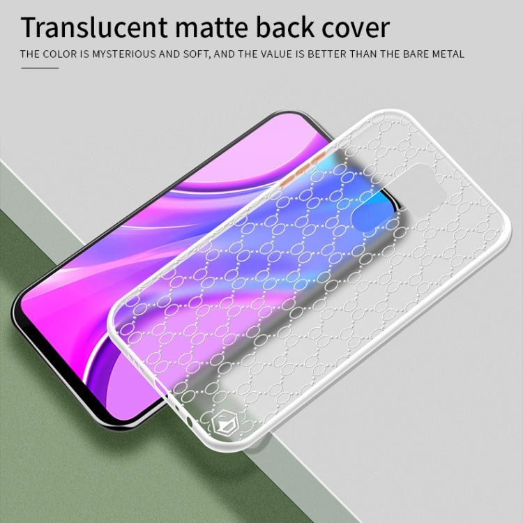 For Xiaomi Redmi 9 PINWUYO Series 2nd Generation PC + TPU Anti-drop All-inclusive Protective Shell Matte Back Cover(White) - Xiaomi Cases by PINWUYO | Online Shopping UK | buy2fix