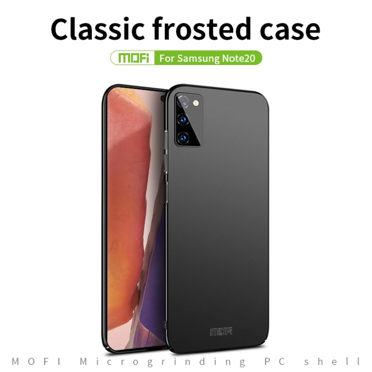 For Samsung Galaxy Note20 MOFI Frosted PC Ultra-thin Hard Case(Black) - Galaxy Note20 Cases by MOFI | Online Shopping UK | buy2fix