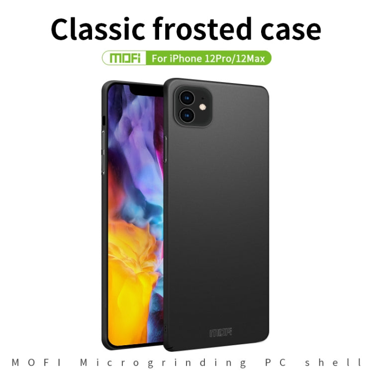 For iPhone 12 / 12 Pro MOFI Frosted PC Ultra-thin Hard Case(Rose gold) - iPhone 12 / 12 Pro Cases by MOFI | Online Shopping UK | buy2fix