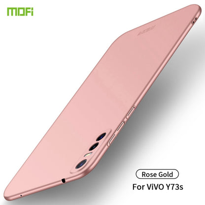 For vivo Y73s MOFI Frosted PC Ultra-thin Hard Case (Rose gold) - vivo Cases by MOFI | Online Shopping UK | buy2fix