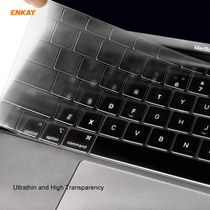 ENKAY 3 in 1 Matte Laptop Protective Case + EU Version TPU Keyboard Film + Anti-dust Plugs Set for MacBook Pro 13.3 inch A1708 (without Touch Bar)(Pink) - MacBook Pro Cases by ENKAY | Online Shopping UK | buy2fix