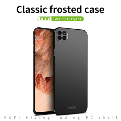 For OPPO F17 / A73 MOFI Frosted PC Ultra-thin Hard Case(Red) - OPPO Cases by MOFI | Online Shopping UK | buy2fix