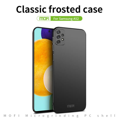 For Samsung Galaxy A52 5G / 4G MOFI Frosted PC Ultra-thin Hard Case(Blue) - Galaxy Phone Cases by MOFI | Online Shopping UK | buy2fix