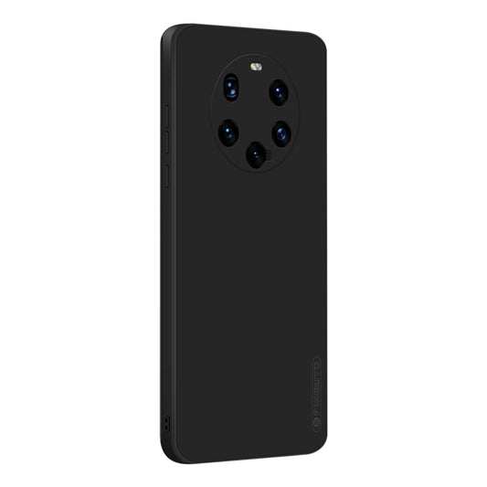 For Huawei Mate 40 Pro+ PINWUYO Sense Series Liquid Silicone TPU Mobile Phone Case(Black) - Huawei Cases by PINWUYO | Online Shopping UK | buy2fix