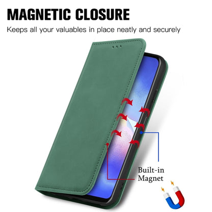 For Blackview A90 Retro Skin Feel Business Magnetic Horizontal Flip Leather Case with Holder & Card Slots & Wallet & Photo Frame(Green) - More Brand by buy2fix | Online Shopping UK | buy2fix