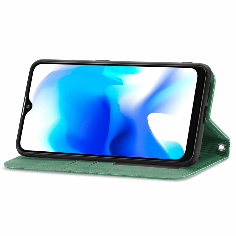 For Blackview A80 / A80s Retro Skin Feel Business Magnetic Horizontal Flip Leather Case with Holder & Card Slots & Wallet & Photo Frame(Green) - More Brand by buy2fix | Online Shopping UK | buy2fix