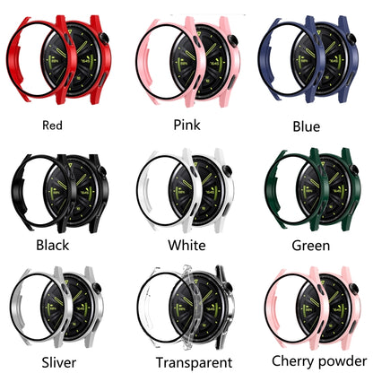 Tempered Glass Film Oil Spray Matte PC Case For Huawei GT3 46mm(Red) - Watch Cases by buy2fix | Online Shopping UK | buy2fix