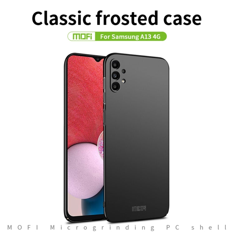 For Samsung Galaxy A13 4G MOFI Frosted PC Ultra-thin Hard Case(Red) - Galaxy Phone Cases by MOFI | Online Shopping UK | buy2fix