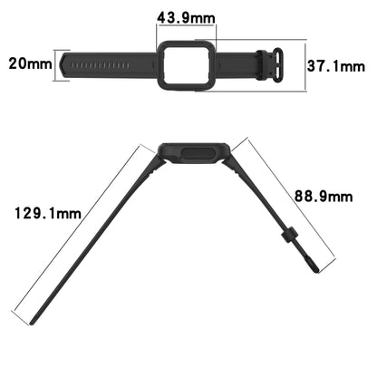 For Xiaomi Mi Watch 2 Lite Silicone Solid Color Watch Band(Ink Blue) - Watch Bands by buy2fix | Online Shopping UK | buy2fix