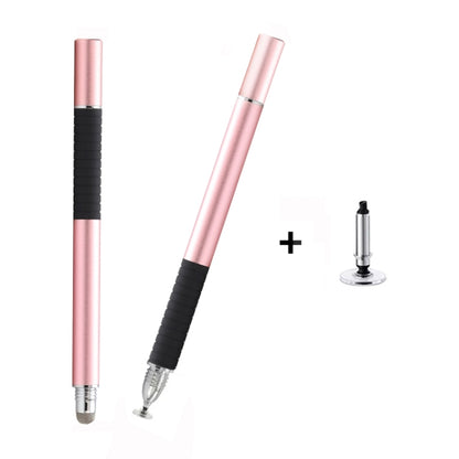 AT-31 Conductive Cloth Head + Precision Sucker Capacitive Pen Head 2-in-1 Handwriting Stylus with 1 Pen Head(Rose Gold) - Stylus Pen by buy2fix | Online Shopping UK | buy2fix