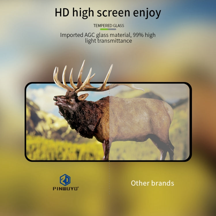 For vivo iQOO 11 PINWUYO 9H 2.5D Full Screen Tempered Glass Film(Black) - vivo Tempered Glass by PINWUYO | Online Shopping UK | buy2fix