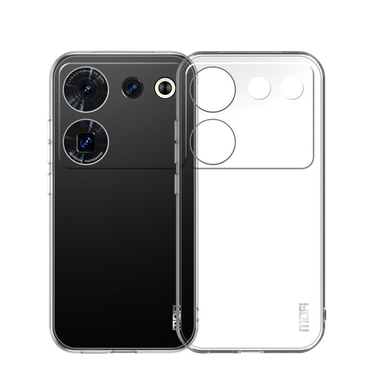 For ZTE Nubia Z50 Ultra MOFI Ming Series Ultra-thin TPU Phone Case(Transparent) - ZTE Cases by MOFI | Online Shopping UK | buy2fix