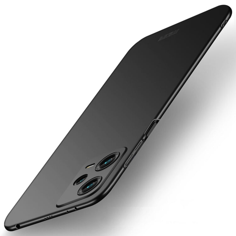 For Redmi Note 12 Pro 5G Global MOFI Micro-Frosted PC Ultra-thin Hard Phone Case(Black) - Note 12 Pro Cases by MOFI | Online Shopping UK | buy2fix