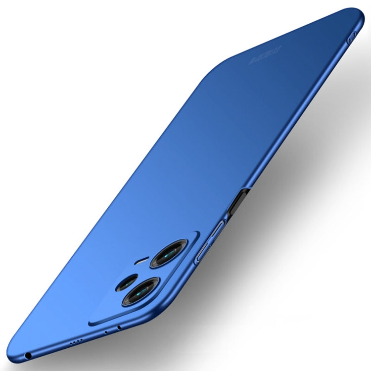 For Xiaomi Redmi Note 12 Pro 5G Global MOFI Micro-Frosted PC Ultra-thin Hard Phone Case(Blue) - Xiaomi Cases by MOFI | Online Shopping UK | buy2fix