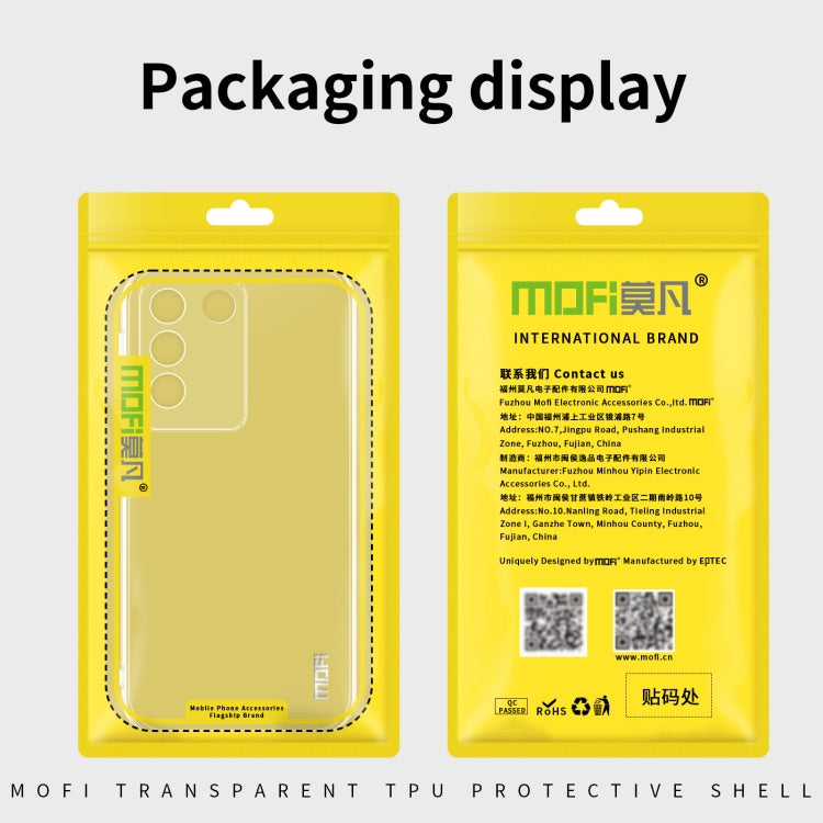 For vivo Y03 MOFI Ming Series Ultra-thin TPU Phone Case(Transparent) - vivo Cases by MOFI | Online Shopping UK | buy2fix