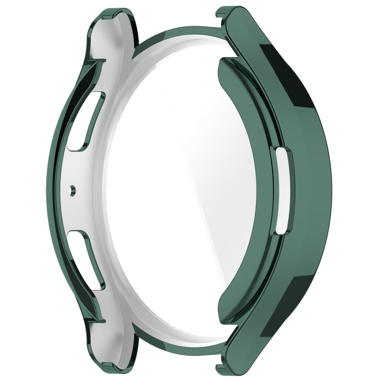 For Samsung Galaxy Watch6 40mm Full Coverage TPU Electroplated Watch Protective Case(Green) - Watch Cases by buy2fix | Online Shopping UK | buy2fix