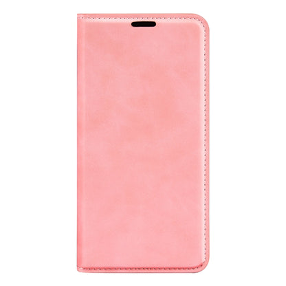 For Samsung Galaxy S24 Ultra 5G Retro-skin Magnetic Suction Leather Phone Case(Pink) - Galaxy S24 Ultra 5G Cases by buy2fix | Online Shopping UK | buy2fix