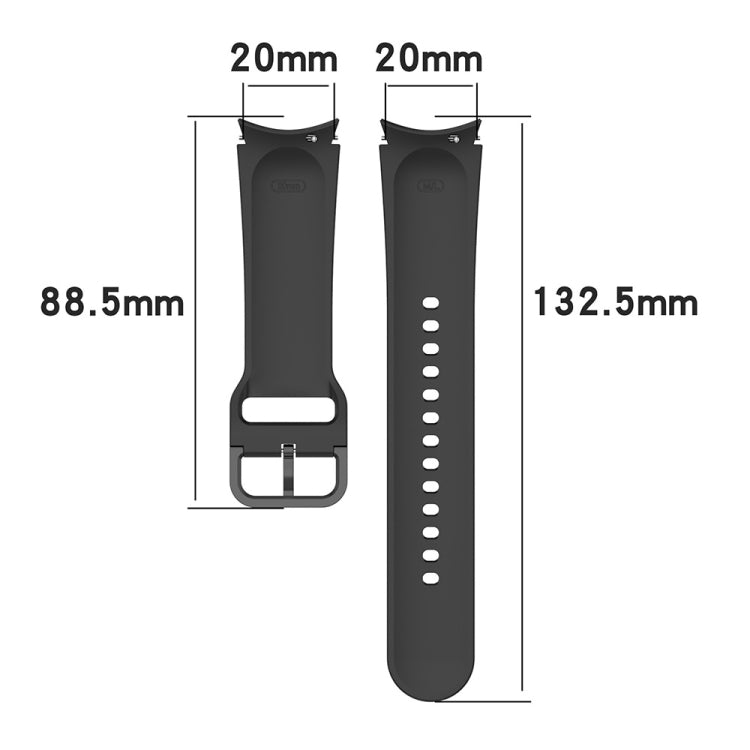 For Samsung Galaxy Watch5 Pro 45mm JUNSUNMAY Silicone Adjustable Strap + Full Coverage PMMA Screen Protector Kit(Light Pink) - Watch Bands by JUNSUNMAY | Online Shopping UK | buy2fix