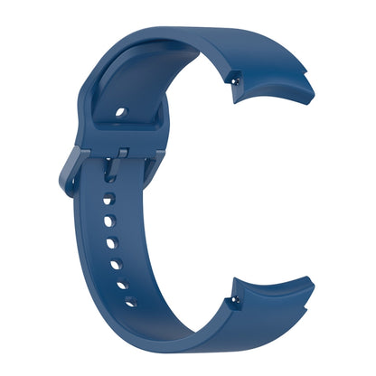 For Samsung Galaxy Watch6 / 6 Classic JUNSUNMAY Solid Color Silicone Adjustable Watch Band(Dark Blue) - Watch Bands by JUNSUNMAY | Online Shopping UK | buy2fix