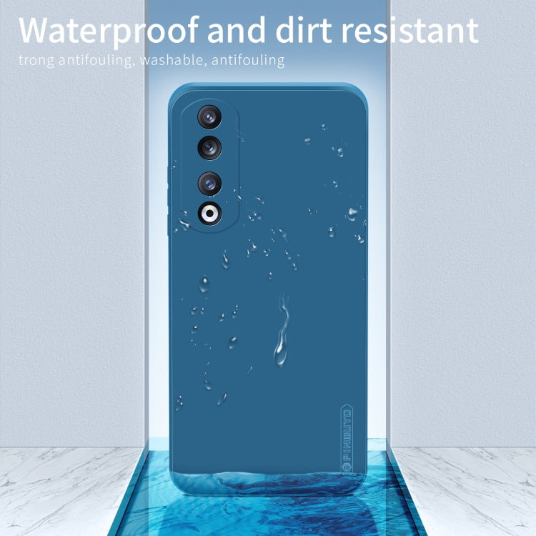 For Honor 90 Pro PINWUYO Sense Series Liquid Silicone TPU Phone Case(Green) - Honor Cases by PINWUYO | Online Shopping UK | buy2fix