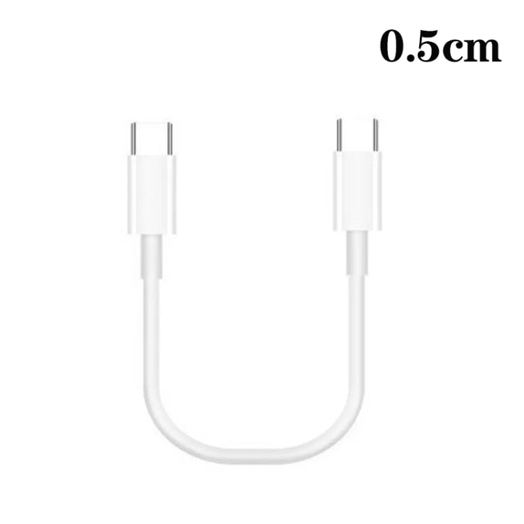 XJ-97 60W 3A USB-C / Type-C to Type-C Fast Charging Data Cable, Cable Length:0.5m - USB-C & Type-C Cable by buy2fix | Online Shopping UK | buy2fix