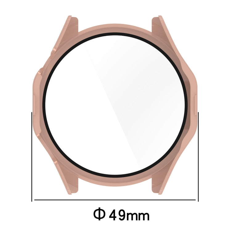 For Huawei Watch GT 4 46mm PC + Tempered Film Integrated Watch Protective Case(Transparent) - Watch Cases by buy2fix | Online Shopping UK | buy2fix