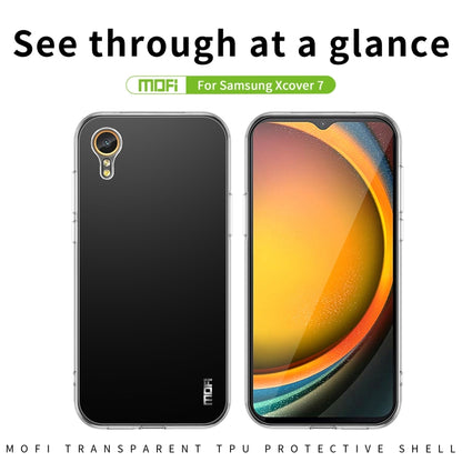 For Samsung Galaxy Xcover 7 MOFI Ming Series Ultra-thin TPU Phone Case(Transparent) - Galaxy Phone Cases by MOFI | Online Shopping UK | buy2fix