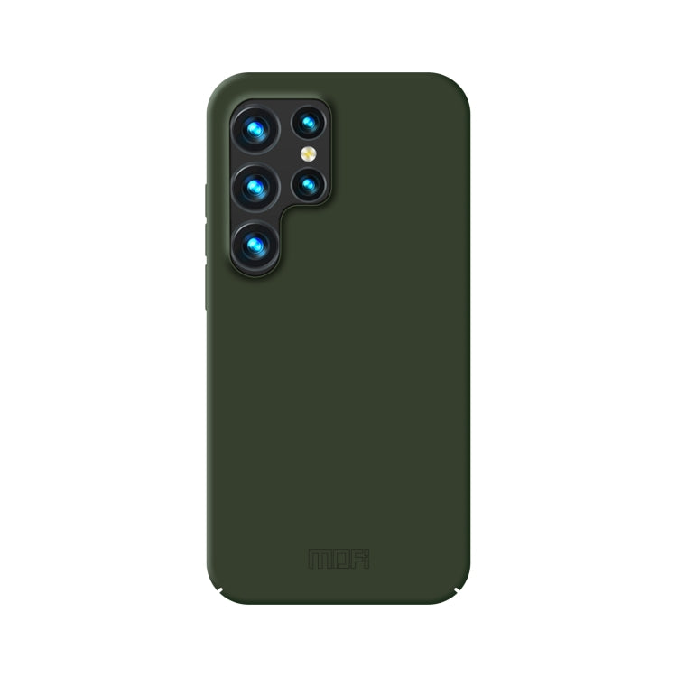 For Samsung Galaxy S24 Ultra 5G MOFI Qin Series Skin Feel All-inclusive PC Phone Case(Green) - Galaxy S24 Ultra 5G Cases by MOFI | Online Shopping UK | buy2fix