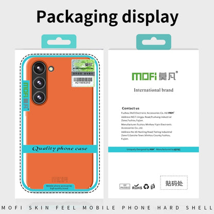 For Samsung Galaxy S24 5G MOFI Qin Series Skin Feel All-inclusive PC Phone Case(Black) - Galaxy S24 5G Cases by MOFI | Online Shopping UK | buy2fix