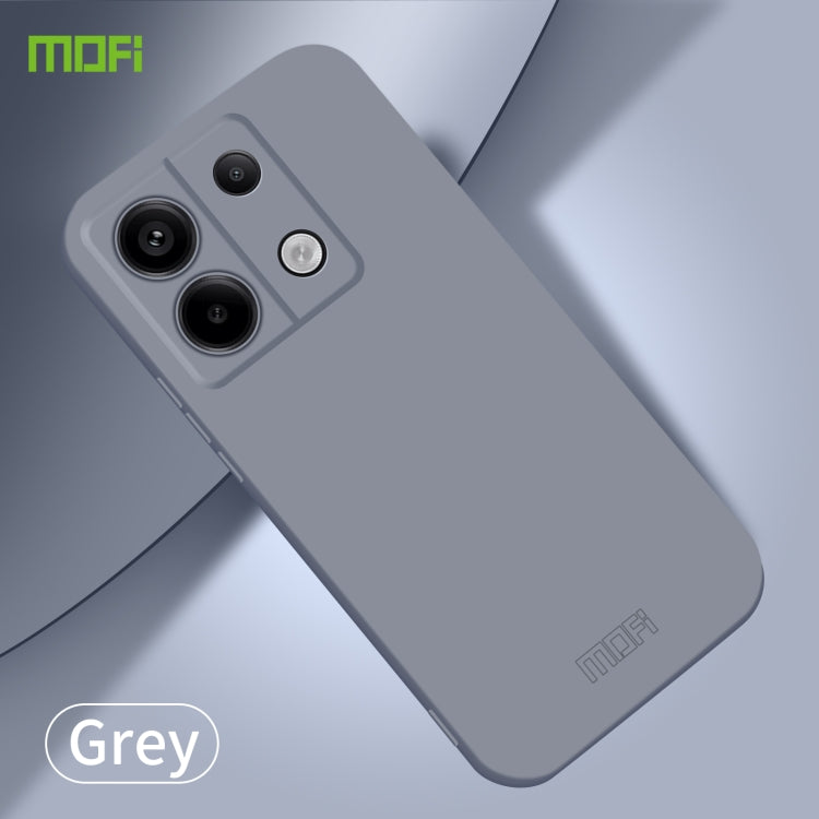 For Xiaomi Redmi Note 13 MOFI Qin Series Skin Feel All-inclusive PC Phone Case(Gray) - Note 13 Cases by MOFI | Online Shopping UK | buy2fix